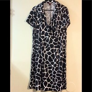 Animal print dress